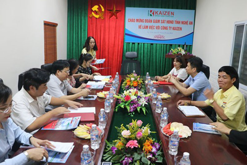 Công ty CP Nhân lực IBMGROUP đón Đoàn giám sát của Ban Văn hóa - Xã hội HĐND Tỉnh Nghệ An về làm việc