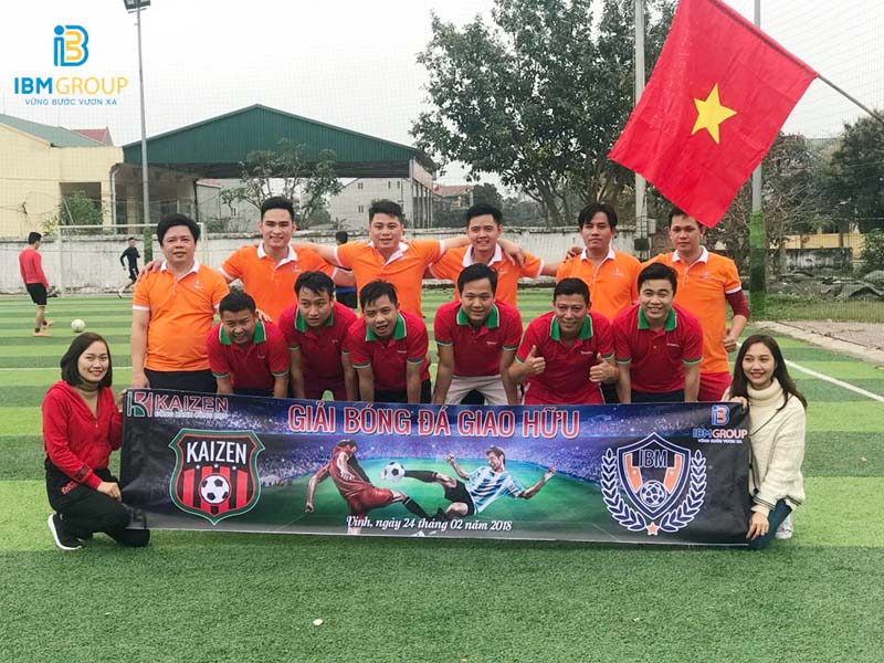 IBM Group Giao lưu bóng đá đầu Xuân Mậu Tuất